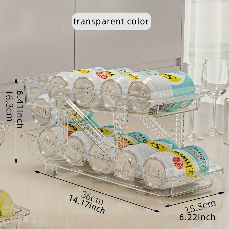 Telescopic Beverage Storage Box Automatic Filling Can Storage Rack