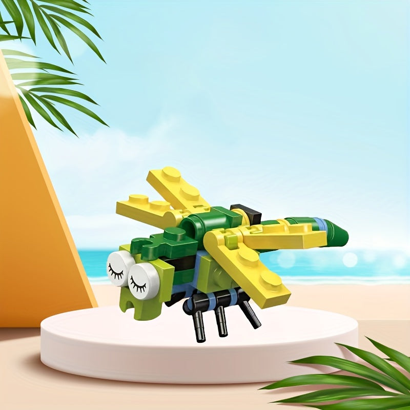 Dragonfly Building Block Toy Assembly Model Gift