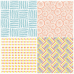 12pcs Bohemian Series Scrapbook Paper Art Card Pattern Paper