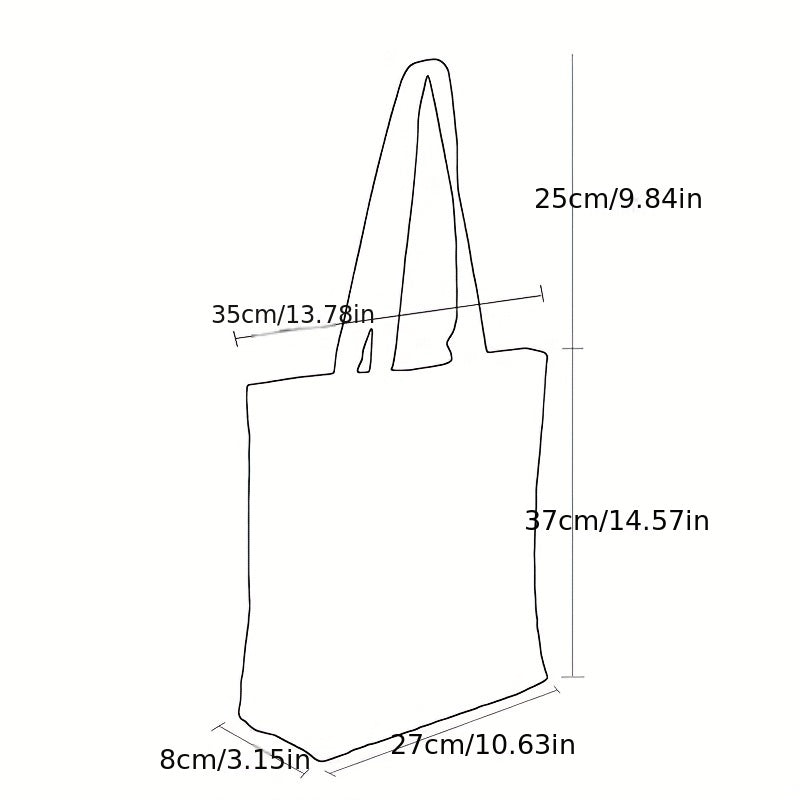 Animal Pattern Shoulder Bag Large Capacity Top Handle Handbag