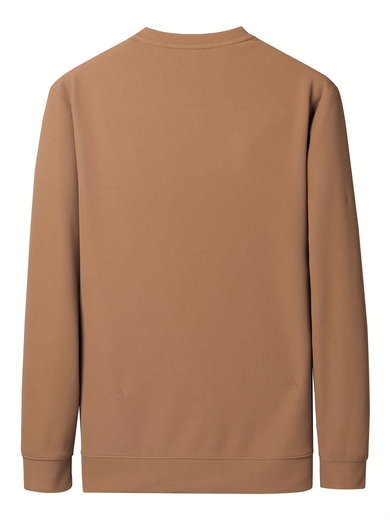 Knitted Sweater Men's Casual Warm Crew Neck Pullover for Fall Winter
