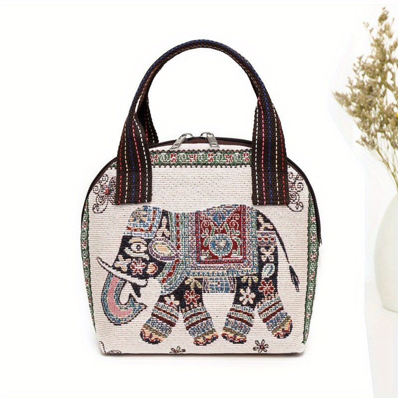 Handbag Bag Women's Bag Going Out To Work Mummy Bag Weaving Ethnic Style