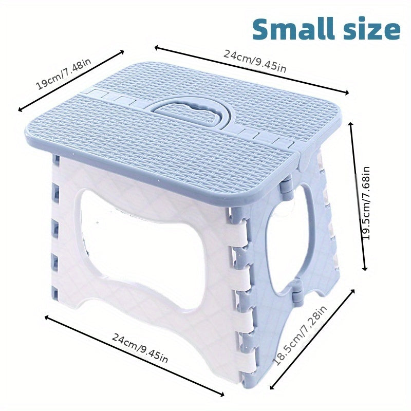 Portable Folding Stools With Handle Lightweight Compact Foldable Chair