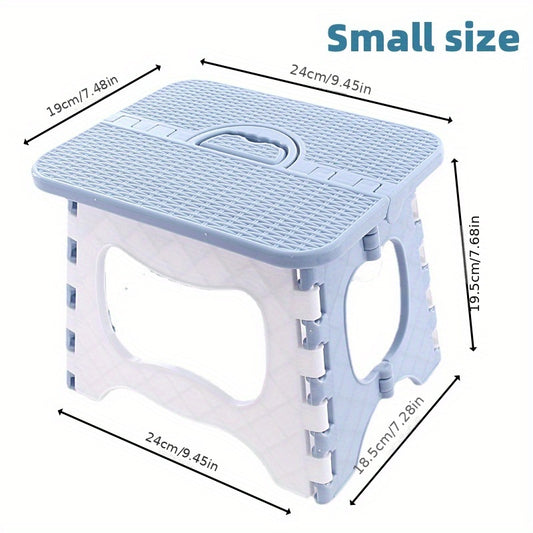 Portable Folding Stools With Handle Lightweight Compact Foldable Chair