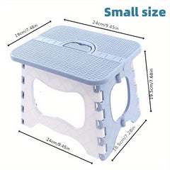 Portable Folding Stools With Handle Lightweight Compact Foldable Chair