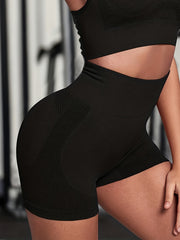 High Waist Sporty Shorts Slim Fit Butt Lifting Workout Short