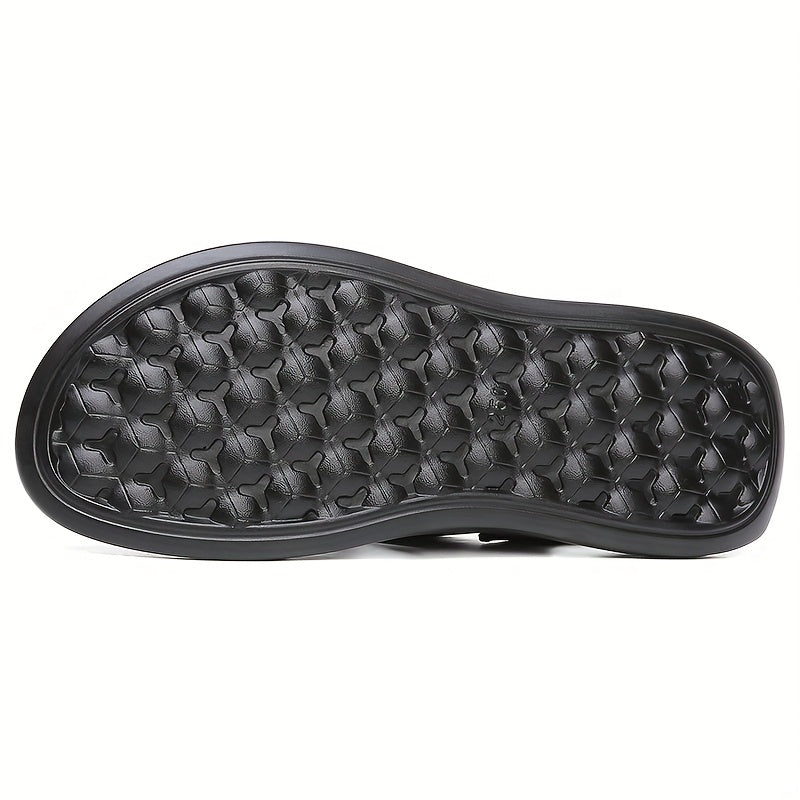 Men's Letter Print Slip-On Slide Sandals Outdoor Walking Shoes