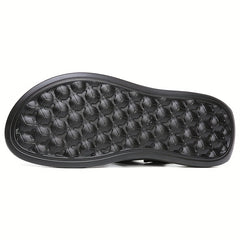 Men's Letter Print Slip-On Slide Sandals Outdoor Walking Shoes