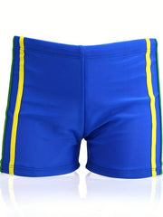 Boys Stripes Casual Swim Trunks Beach Vacation Kids Summer Clothes