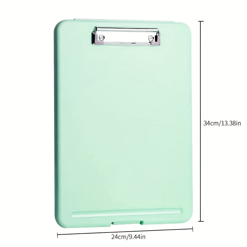A4 Foldable Overlaid Clipboard: Portable Office and School Solution