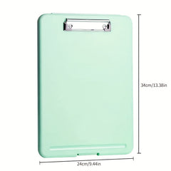 A4 Foldable Overlaid Clipboard: Portable Office and School Solution