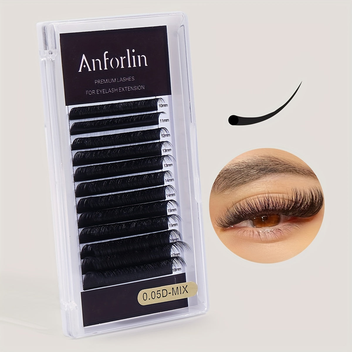 12 Rows Cluster Eyelashes Curling Extension Grafting False Eyelashes