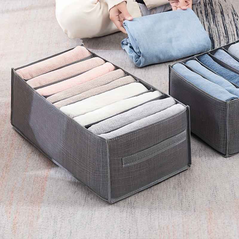Leggings Drawer Storage Basket With Grids Durable Storage Box With Handles