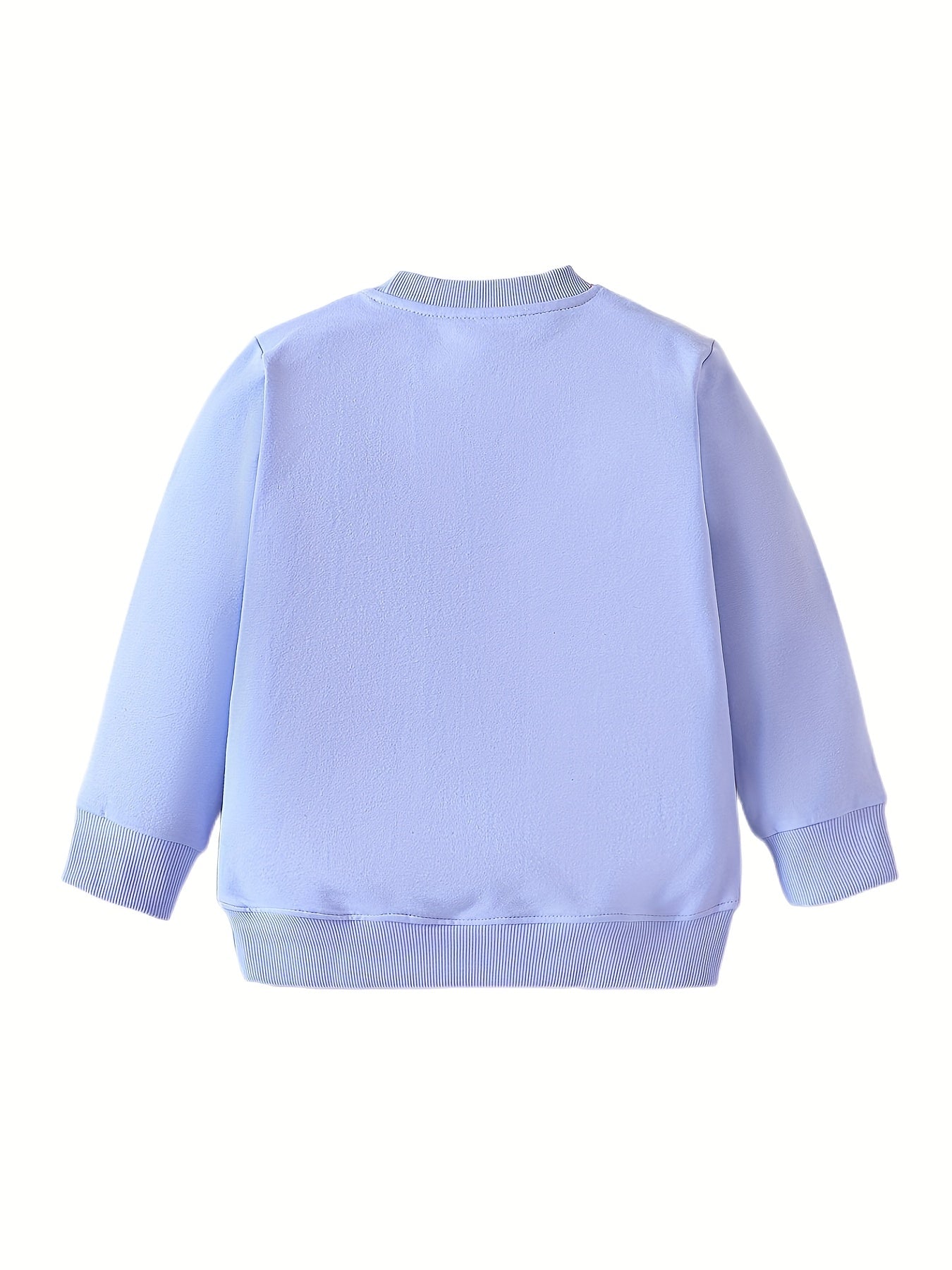 Girls Bunny Fox Fruit Embroidery Sweatshirt Top Pullovers