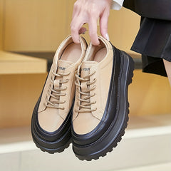 Women's Thick Bottom Faux Leather Outdoor Shoes