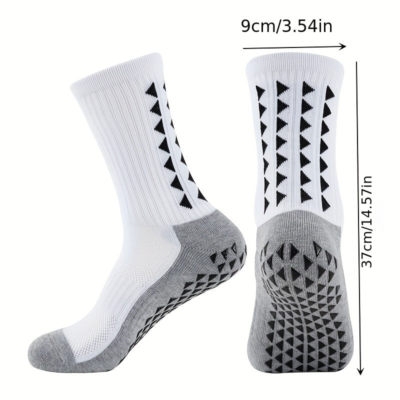 Anti Slip Football Crew Socks Sports Floor Socks