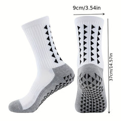 Anti Slip Football Crew Socks Sports Floor Socks