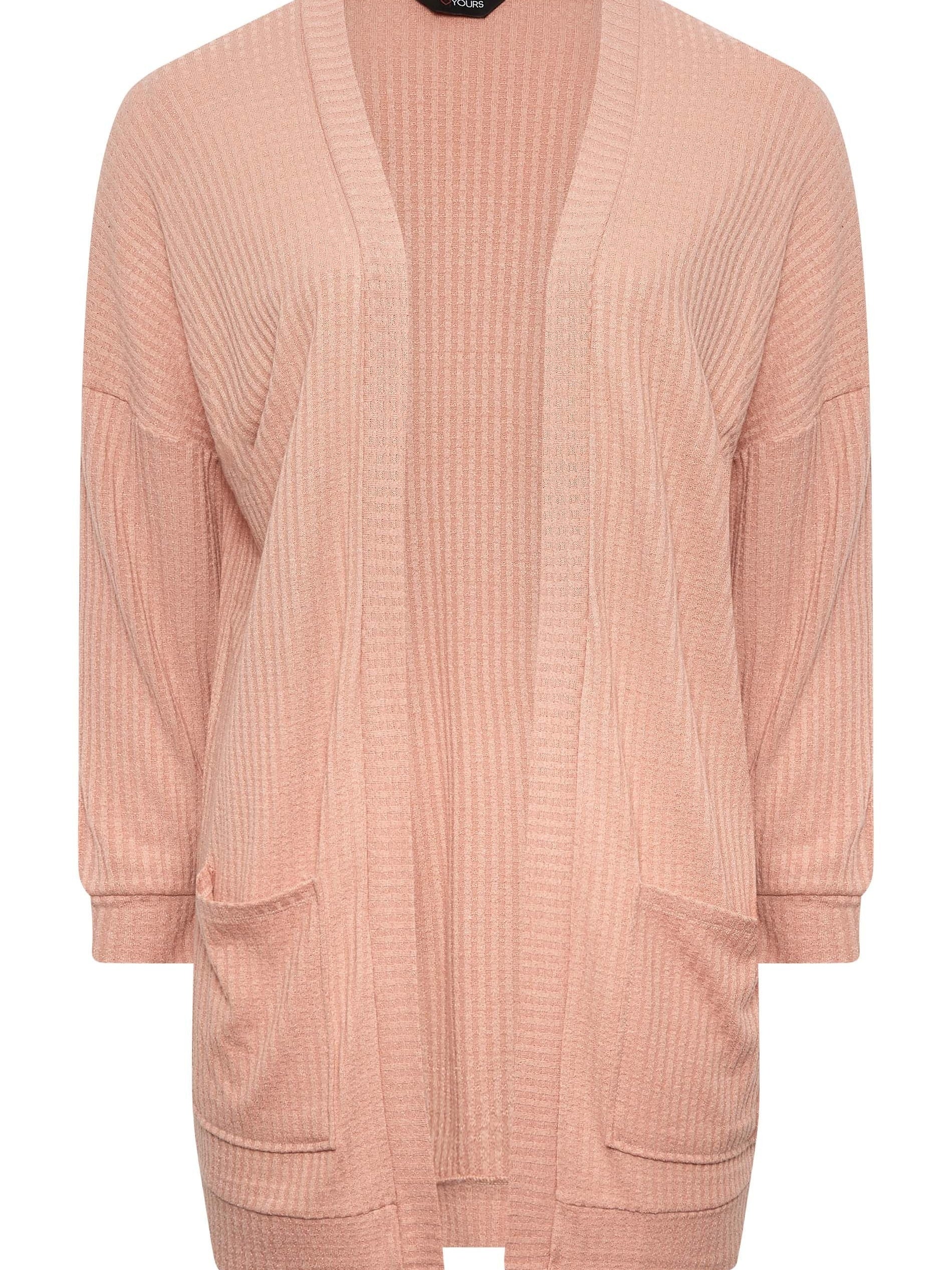 Long Sleeve Open Front Cardigan With Pockets