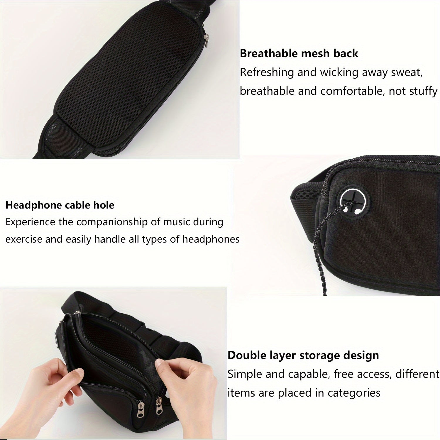 Mobile Phone Storage Waist Bag Fitness Running Hiking Waist Bag