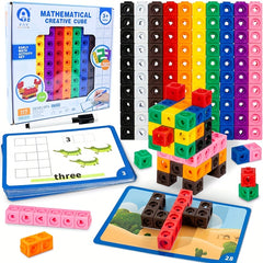 Mathematical Cube Building Blocks Counting Toys