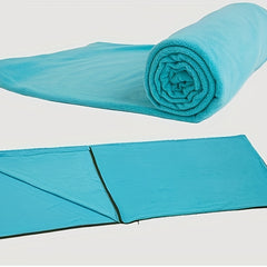 Adult Fleece Single Sleeping Bag for Camping