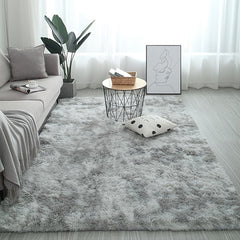 Light Grey Area Rugs Soft Fluffy Carpets for Living Room Bedroom Kids Room