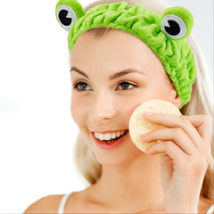 Funny Frog Headband Makeup Headband Frog Eye Elastic Headband