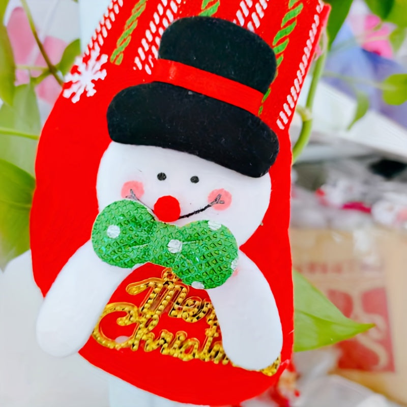 Christmas Snowman Stockings Candy Bags