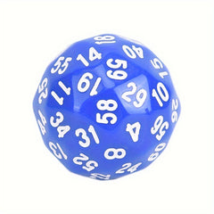 1pc 60 Sided Gaming Dice Number 1-60 Acrylic Dice