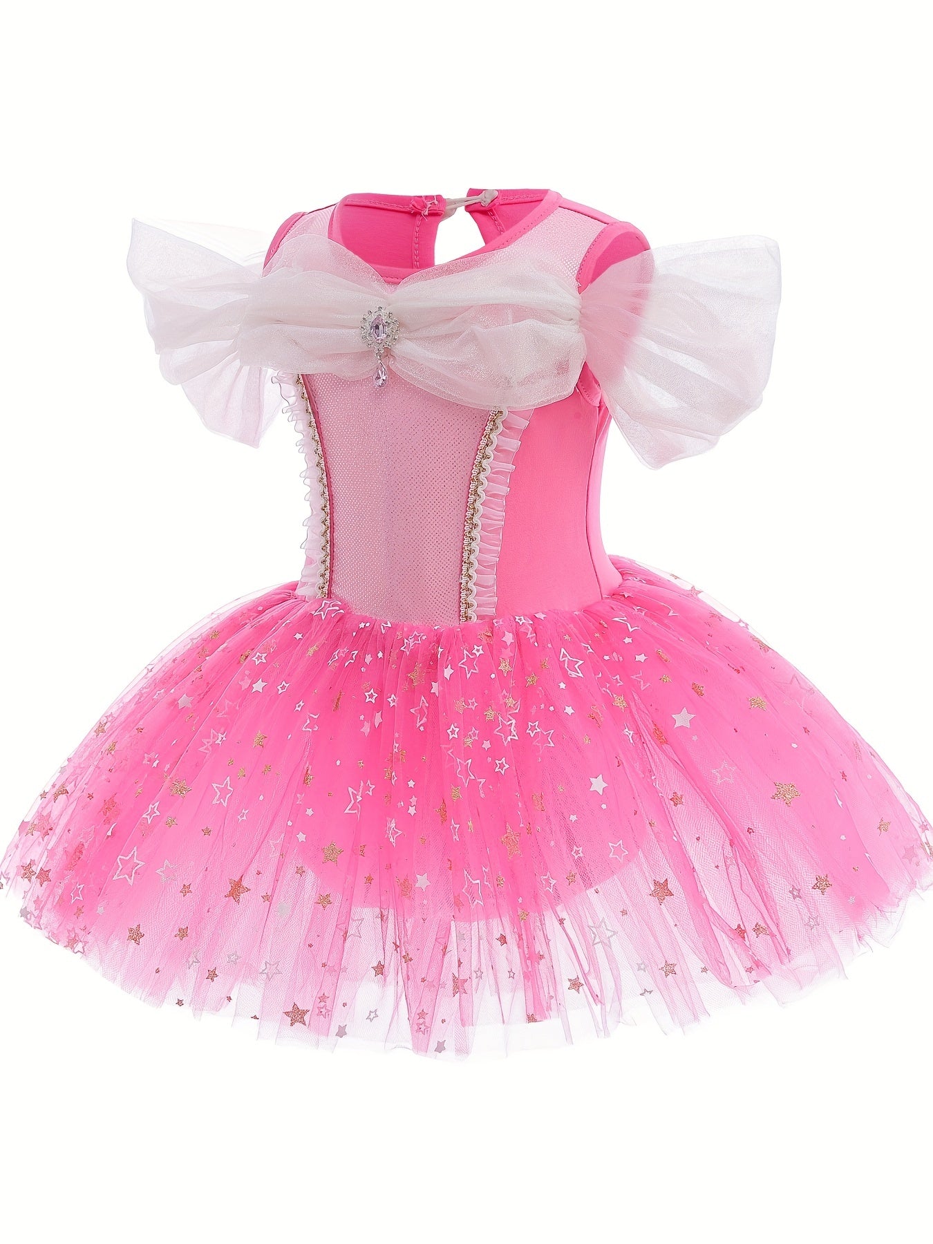 Girls Tulle Tutu Mesh Cami Dress Ballet Dance Practice Performance Clothes