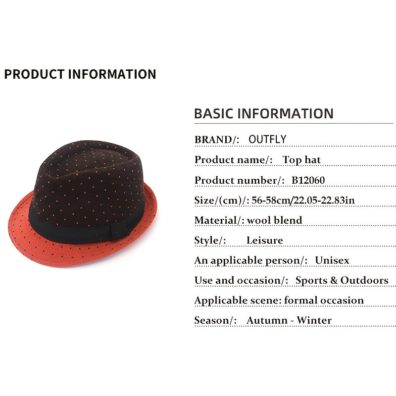 Mens Felt Wool Formal Hat Vintage Top Hat