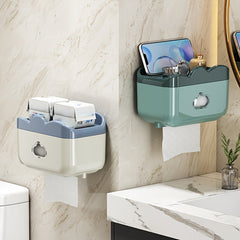 Wall Mounted Toilet Tissue Box Bathroom Paper Holder