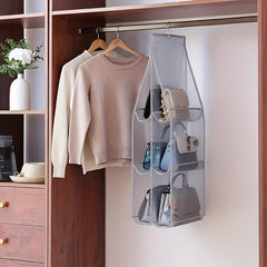 Handbag Hanging Organizer for Wardrobe Storage