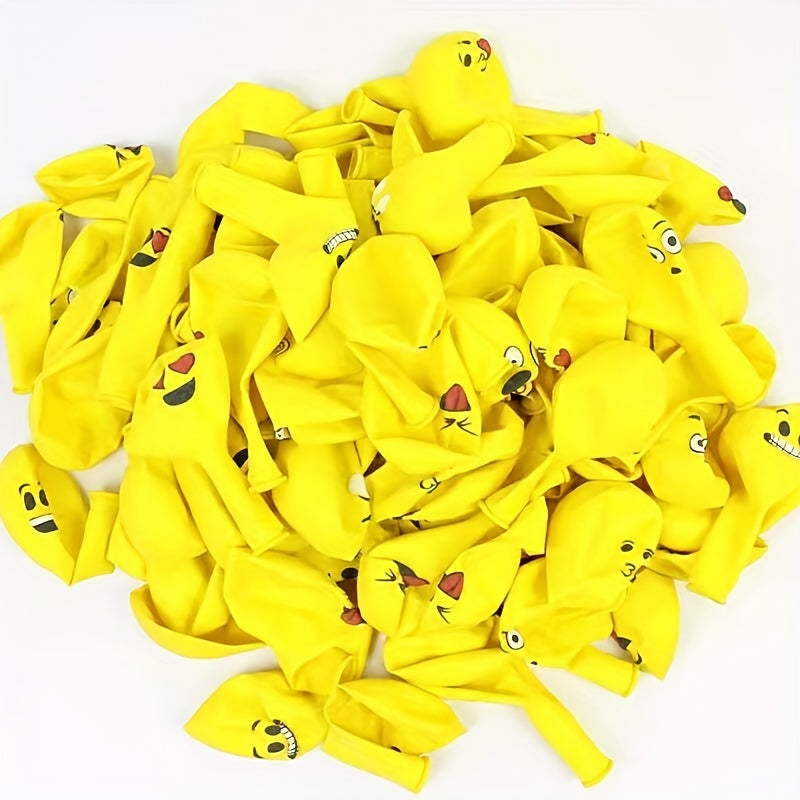 10pcs Funny Expression Cartoon Balloon 30-48cm 2.8G Decoration Toys