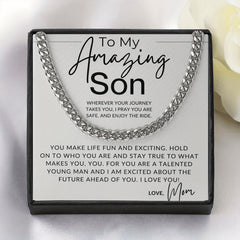 Cuban Chain Pendant Necklace Minimalist Cuba Necklaces Gift Boys