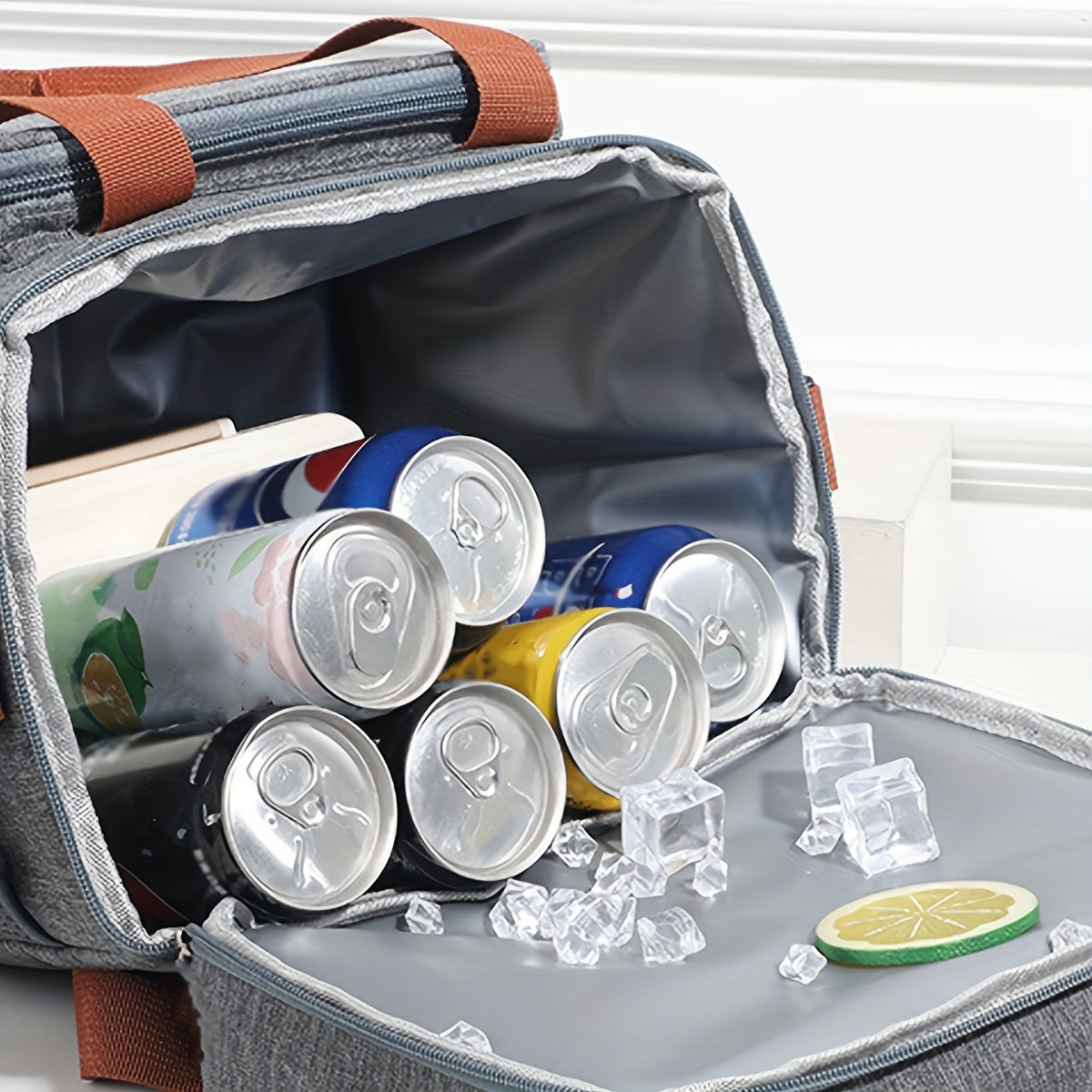 Insulated Bento Bag Lunch Box for Outdoor School Work Waterproof Hand Washable