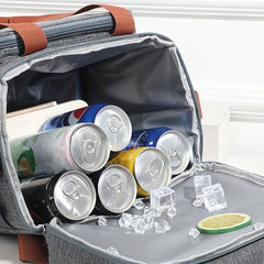 Insulated Bento Bag Lunch Box for Outdoor School Work Waterproof Hand Washable