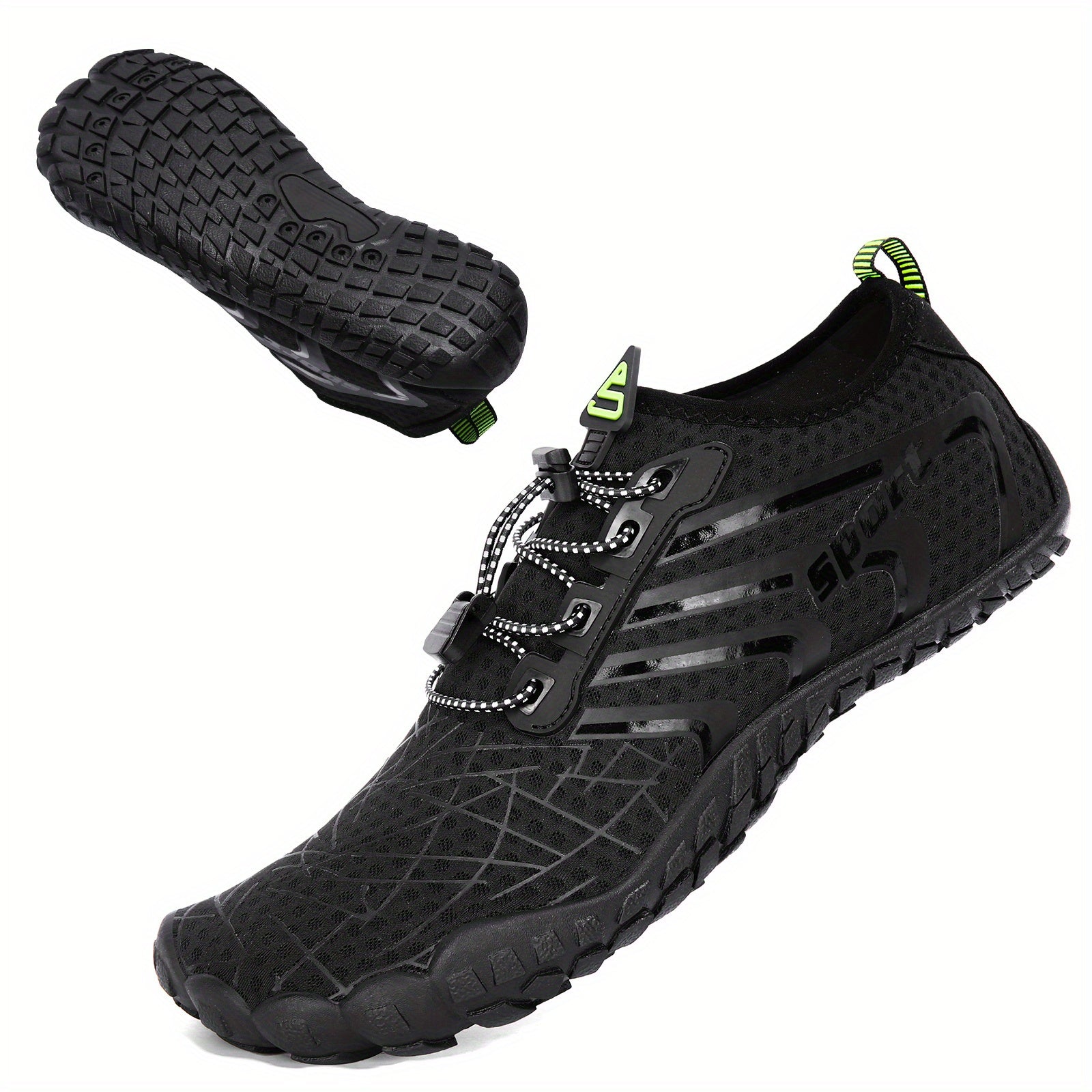 Men's Water Shoes Quick Dry Non Slip Aqua Shoes for Outdoor Activities