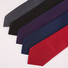 Adjustable Solid Ties For Men Business Ties For Work