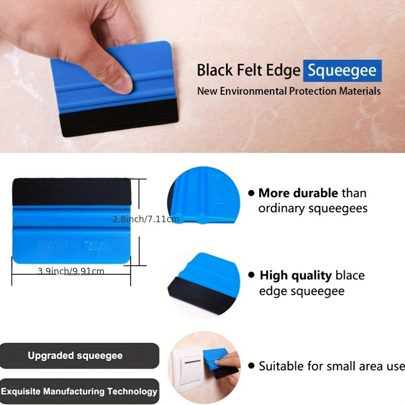 22pcs Car Window Tinting Tools Kit Professional Wrap Set Squeegee Cutter Trim