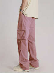 Cargo Pants Men s Flap Pocket Trousers Loose Casual Outdoor Pants
