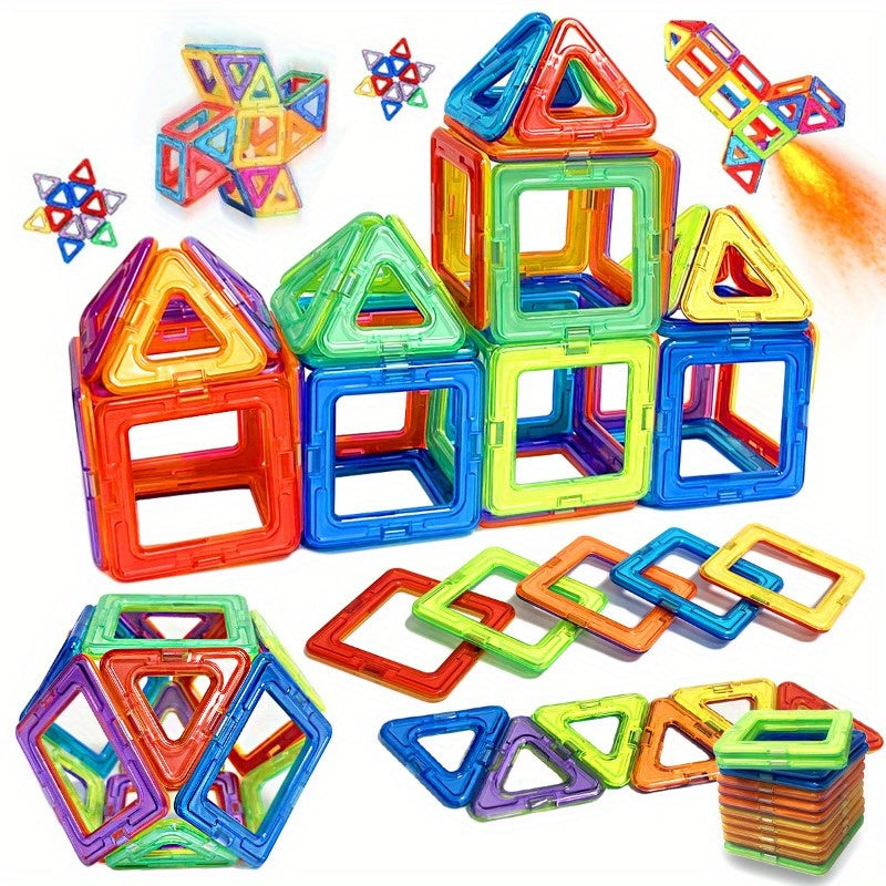 10pcs 3D Puzzle Block Building Toys Colorful Set Improve Creativity Skills