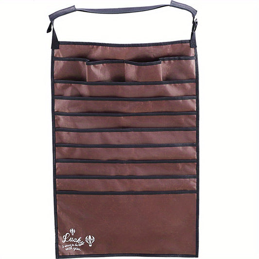 72365 Brown Hanging Book Bag Storage & Hanging Rack