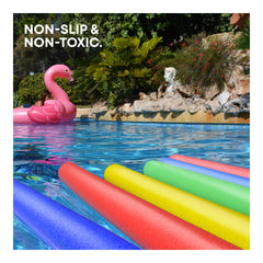 Hillington Set of 2 Pool Noodles 1.5m Long Assorted Colors Swimming Aid