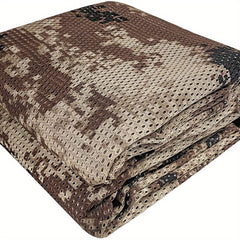 Camo Burlap Mesh Fabric 75D Camo Net Cover for Ground Blinds Camping Military