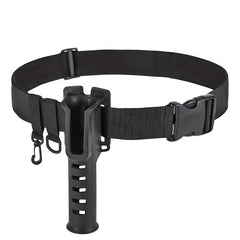 Fishing Belt With Rod Holder Adjustable Waist Belt