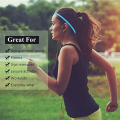 3pcs Men's Sports Headbands Woven Polyester Non slip Workout