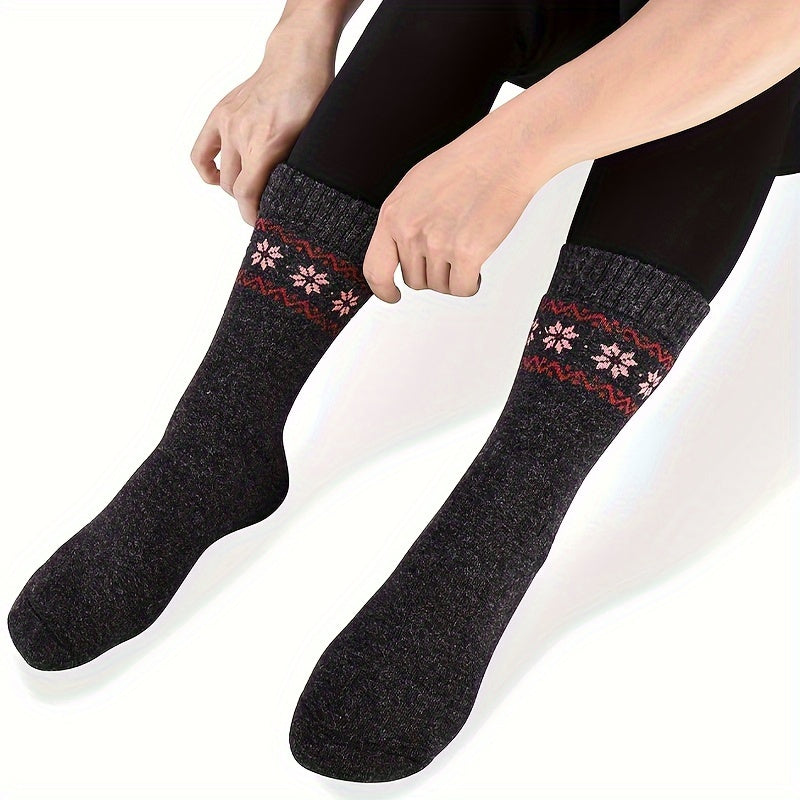 Men's Winter Warm Soft & Comfortable Socks - 4 Pairs