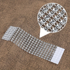 24pcs Rhinestone Napkin Rings Bulk for Dinner Parties, Weddings
