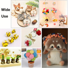 Needle Felting Kit 42 Colors Wool Roving Set with Tools